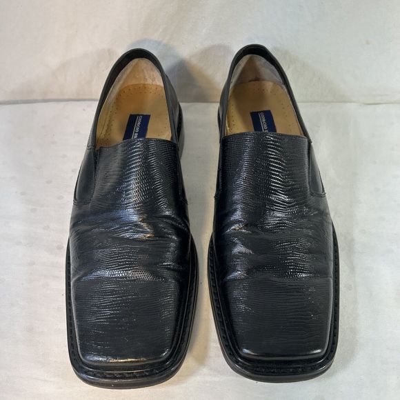 Giorgio Brutini Mens Loafer Shoes 9.5 Black - Picture 2 of 13